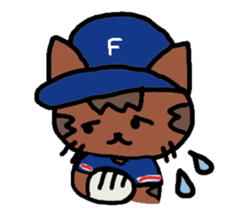 Flynn Meowth baseball Sticker of sticker #4948969