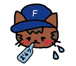 Flynn Meowth baseball Sticker of sticker #4948970