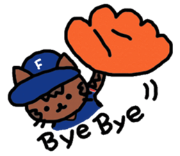 Flynn Meowth baseball Sticker of sticker #4948974