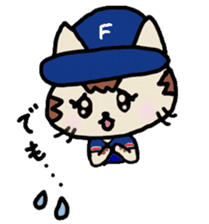 Flynn Meowth baseball Sticker of sticker #4948976