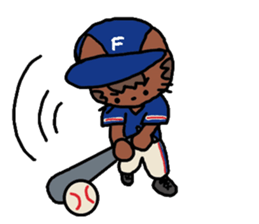 Flynn Meowth baseball Sticker of sticker #4949004