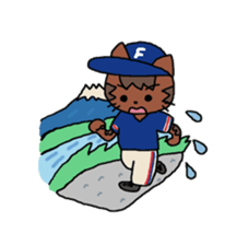 Flynn Meowth baseball Sticker of sticker #4949005