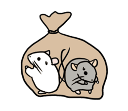 mice koma,ema sticker #4949172