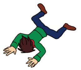 Shake you of red scarf.With your Hrart sticker #4949467