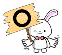 Faith Rabbit sticker #4949504