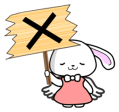 Faith Rabbit sticker #4949505