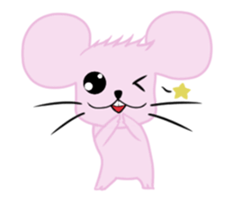 Pink hamster sticker #4950087