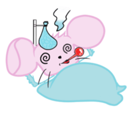 Pink hamster sticker #4950089