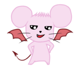 Pink hamster sticker #4950090