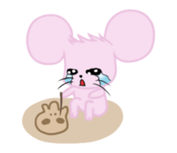 Pink hamster sticker #4950094