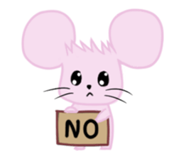 Pink hamster sticker #4950095