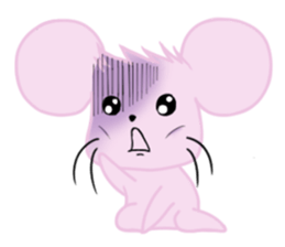 Pink hamster sticker #4950096