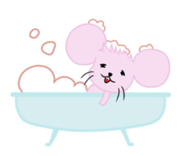 Pink hamster sticker #4950097