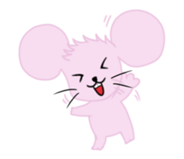Pink hamster sticker #4950098