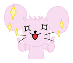 Pink hamster sticker #4950101