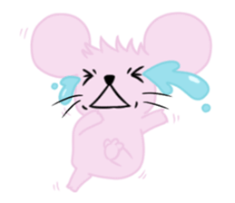 Pink hamster sticker #4950103