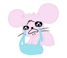 Pink hamster sticker #4950104