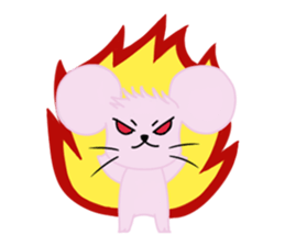 Pink hamster sticker #4950105