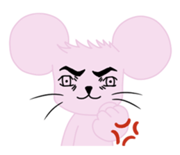 Pink hamster sticker #4950106