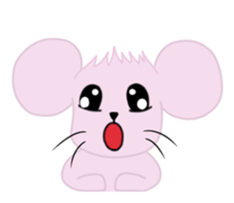 Pink hamster sticker #4950107