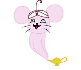 Pink hamster sticker #4950110