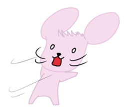 Pink hamster sticker #4950115