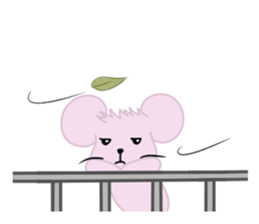 Pink hamster sticker #4950119