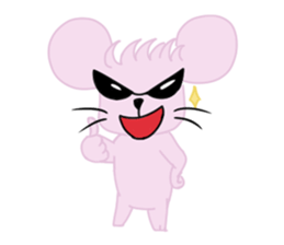 Pink hamster sticker #4950121