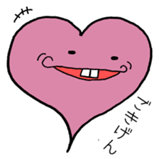 Tooth heart sticker #4950375