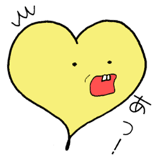 Tooth heart sticker #4950377