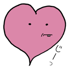 Tooth heart sticker #4950392