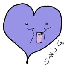 Tooth heart sticker #4950396