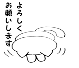 Nose big rabbit and Friends3 sticker #4950656