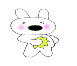 Nose big rabbit and Friends3 sticker #4950661