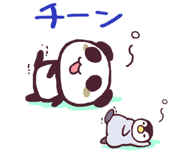 Panda and Penguin sticker #4950773