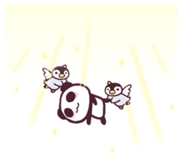 Panda and Penguin sticker #4950796