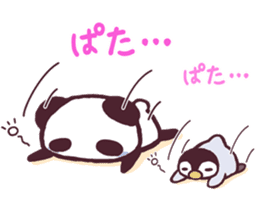Panda and Penguin sticker #4950802