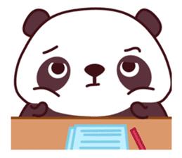 Malwynn Panda Bear Lovely Sticker Set sticker #4950848