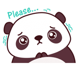 Malwynn Panda Bear Lovely Sticker Set sticker #4950853