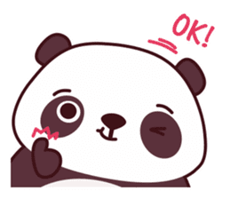 Malwynn Panda Bear Lovely Sticker Set sticker #4950854