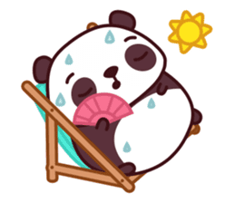 Malwynn Panda Bear Lovely Sticker Set sticker #4950855