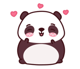 Malwynn Panda Bear Lovely Sticker Set sticker #4950856