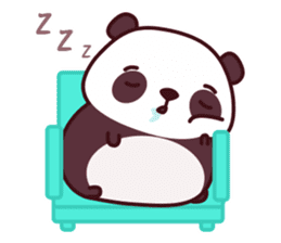 Malwynn Panda Bear Lovely Sticker Set sticker #4950858