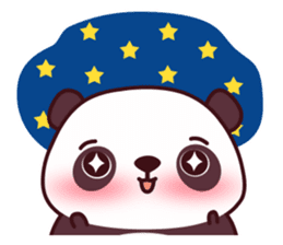 Malwynn Panda Bear Lovely Sticker Set sticker #4950860