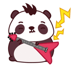 Malwynn Panda Bear Lovely Sticker Set sticker #4950861