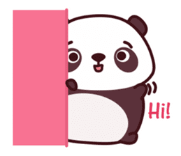 Malwynn Panda Bear Lovely Sticker Set sticker #4950866