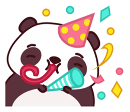 Malwynn Panda Bear Lovely Sticker Set sticker #4950867