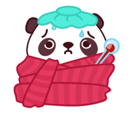 Malwynn Panda Bear Lovely Sticker Set sticker #4950868