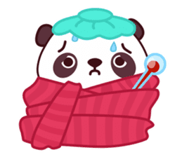 Malwynn Panda Bear Lovely Sticker Set sticker #4950868