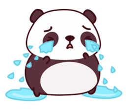 Malwynn Panda Bear Lovely Sticker Set sticker #4950869